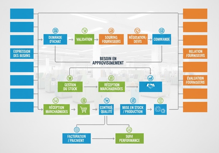 Cartographier et améliorer les processus achats et approvisionnements pour l’efficience et la performance