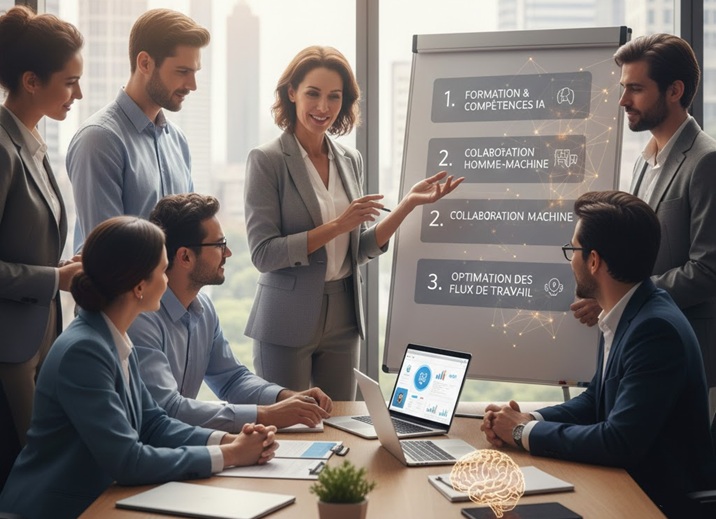 Conduite du changement : processus d'adaptation des équipes à l’IA
