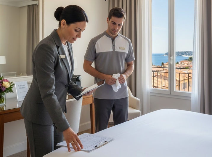 Contrôle et auto-contrôle d’une chambre en hôtellerie