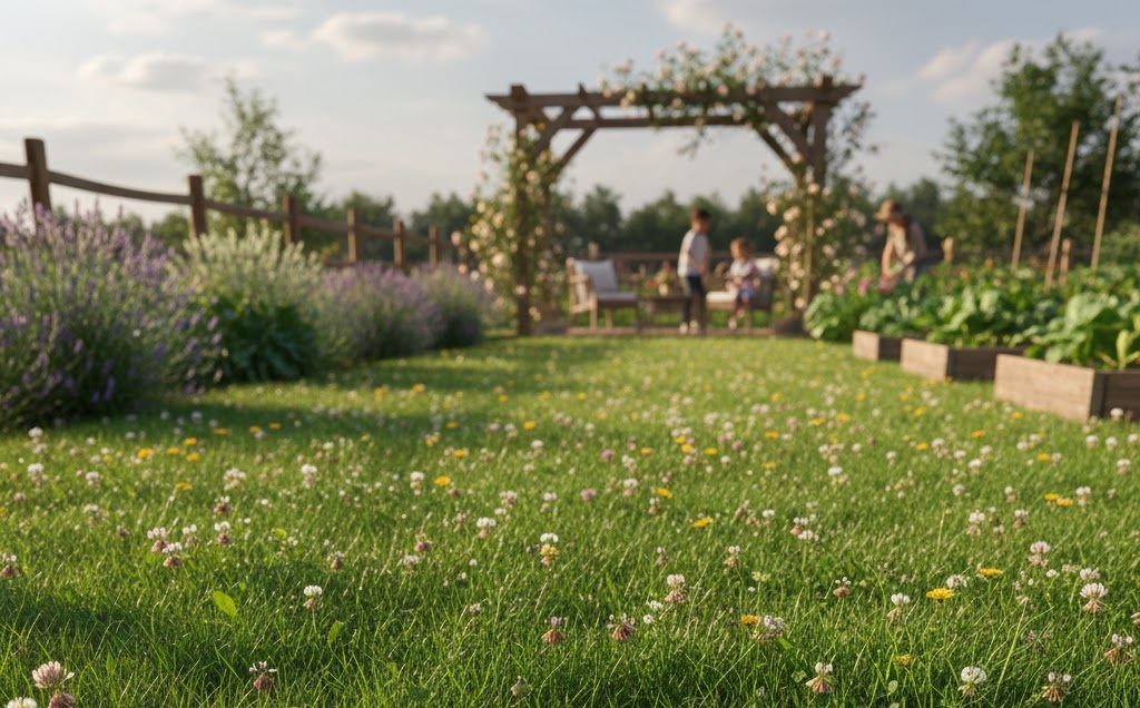 Entretien écologique des pelouses et alternatives durables au gazon