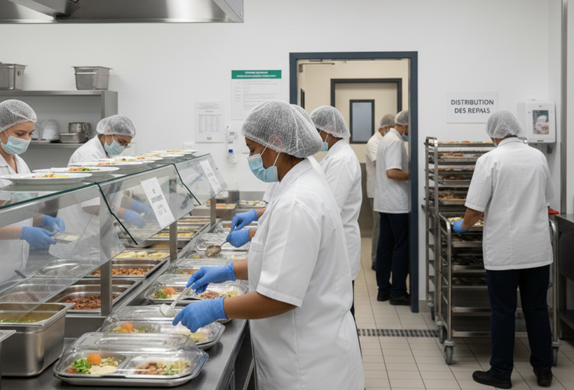 Hygiène et sécurité de la préparation et de la distribution des repas