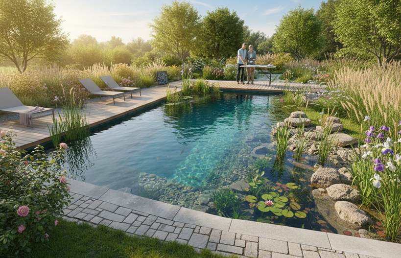Piscines Biologiques et Naturelles : conception, écosystèmes et entretien