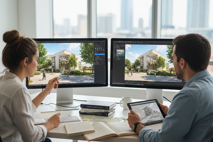 Rendu 3D avec Lumion et Enscape : bases et mise en pratique