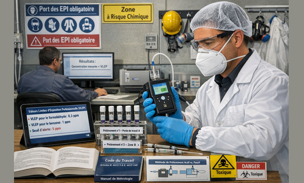 Contrôle de l'exposition aux agents chimiques sur le lieu de travail