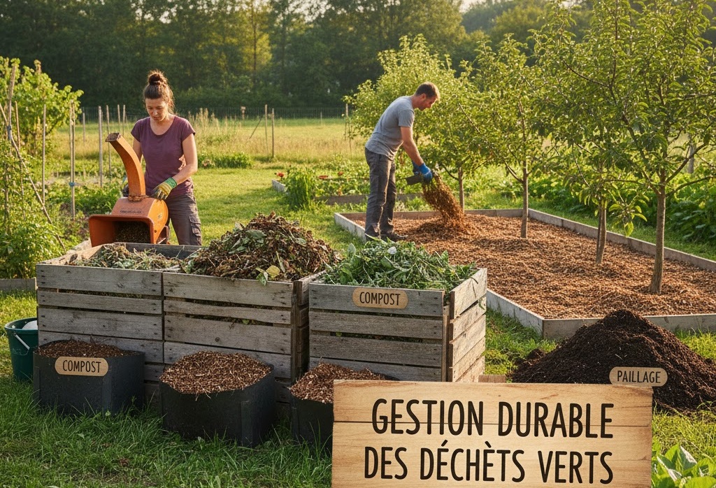Gestion durable des déchets verts et techniques de paillage