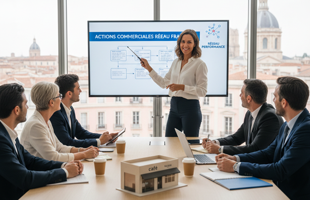 Performance commerciale en réseau franchisé