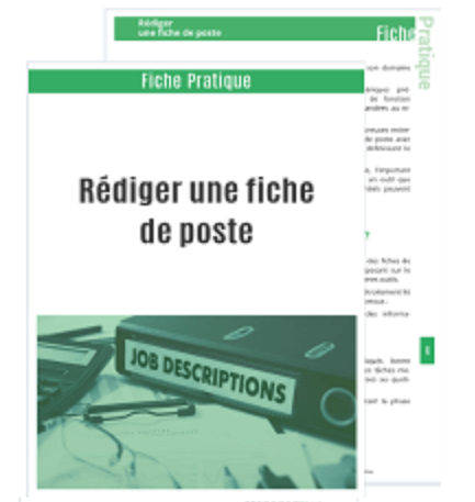 Rédiger un profil de poste