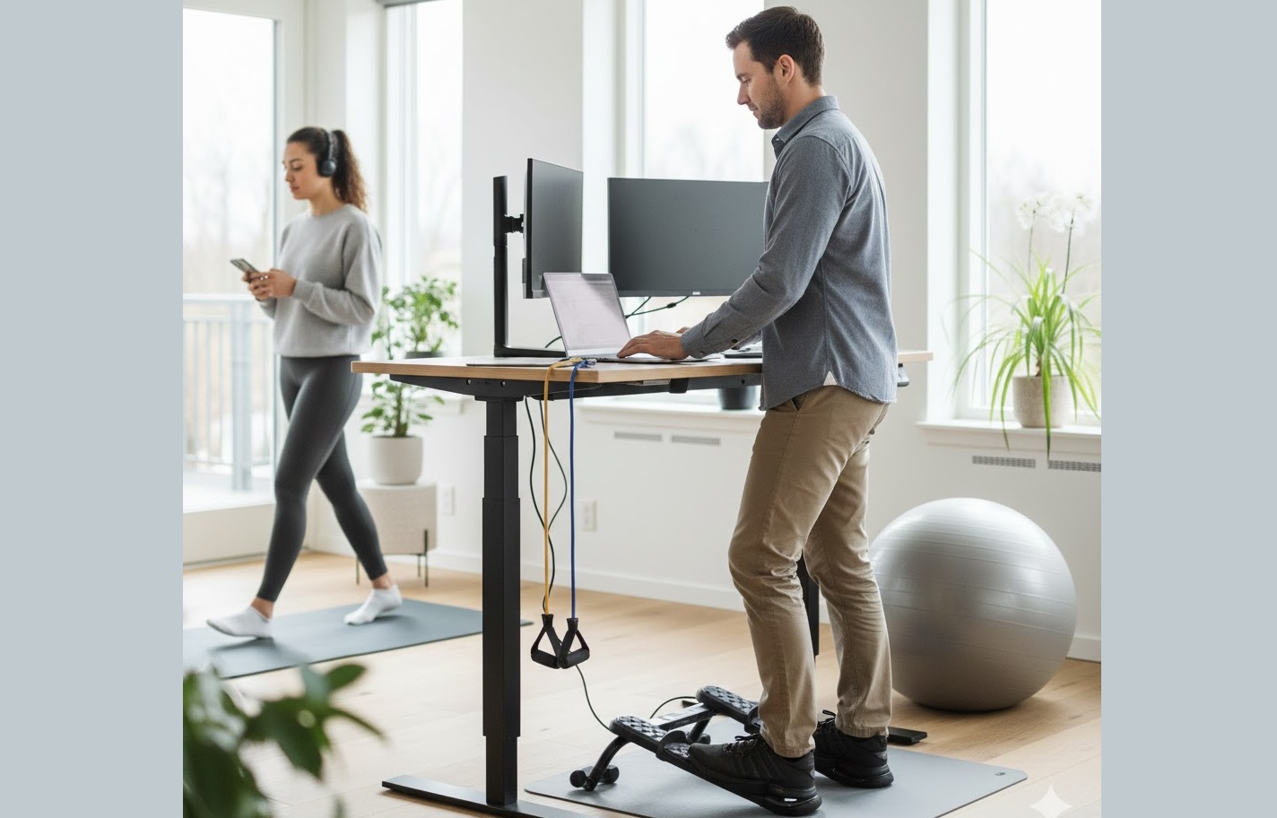 Télétravail actif : ergonomie et mouvement au quotidien