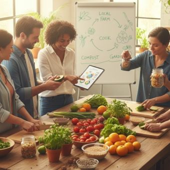 Alimentation saine et durable : comprendre, choisir et cuisiner au quotidien