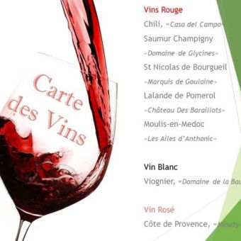 Constituer une carte des vins et définir son prix de vente