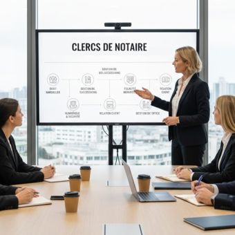 Clercs de notaire : monter en compétences professionnelles
