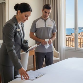 Contrôle et auto-contrôle d’une chambre en hôtellerie