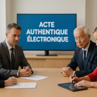 Dématérialisation des actes et cybersécurité en étude notariale