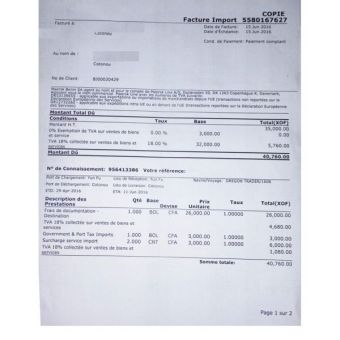 La  maitrise des factures des commissionnaires de transport agréés en douane