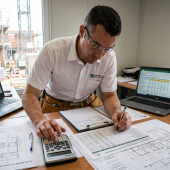 Gestion budgétaire d'exécution de chantier TP