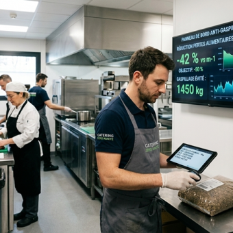 Gestion des stocks et anti-gaspillage en restauration collective