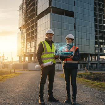 Jumeau numérique BTP : IA prédictive pour le pilotage des chantiers