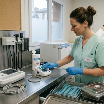 Utilisation et entretien du matériel médical en cabinet