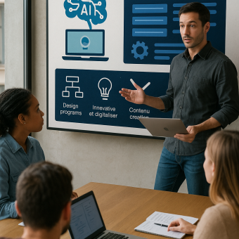 Former avec l’IA : Concevoir, innover et digitaliser ses formations