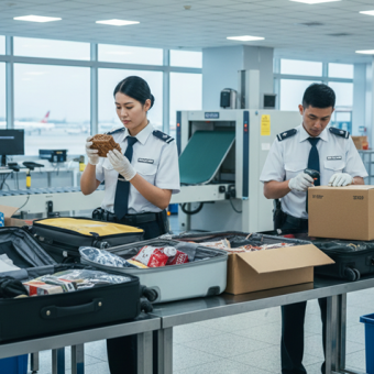 Gestion des vols internationaux et opérations douanières