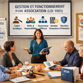 Gestion et fonctionnement d’une association (loi 1901)