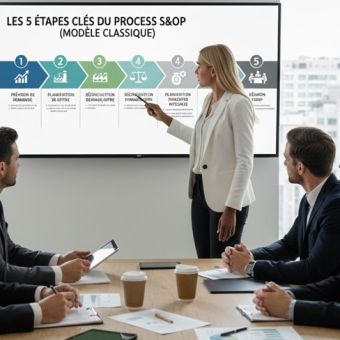 Les 5 étapes clés du processus S&OP (modèle classique)