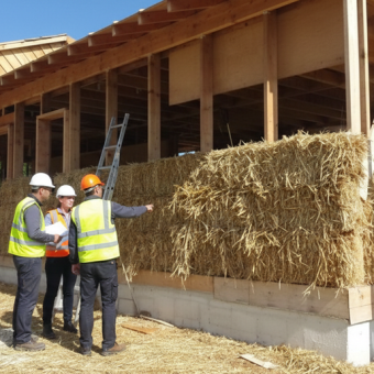 Matériaux innovants biosourcés : chanvre, paille, terre crue