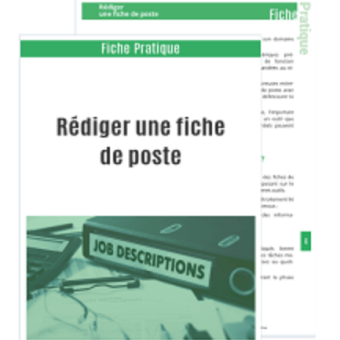 Rédiger un profil de poste