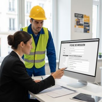 Rédiger une fiche de mission et une checklist opérationnelle en agence d’intérim
