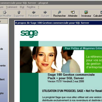 Formation SAGE Gestion Commerciale ligne 100