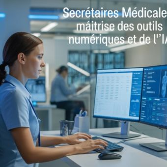 Secrétaires médicales : maîtrise des outils numériques et de l’IA