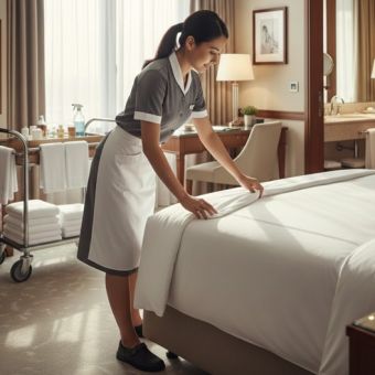 Techniques professionnelles des employés d’étages